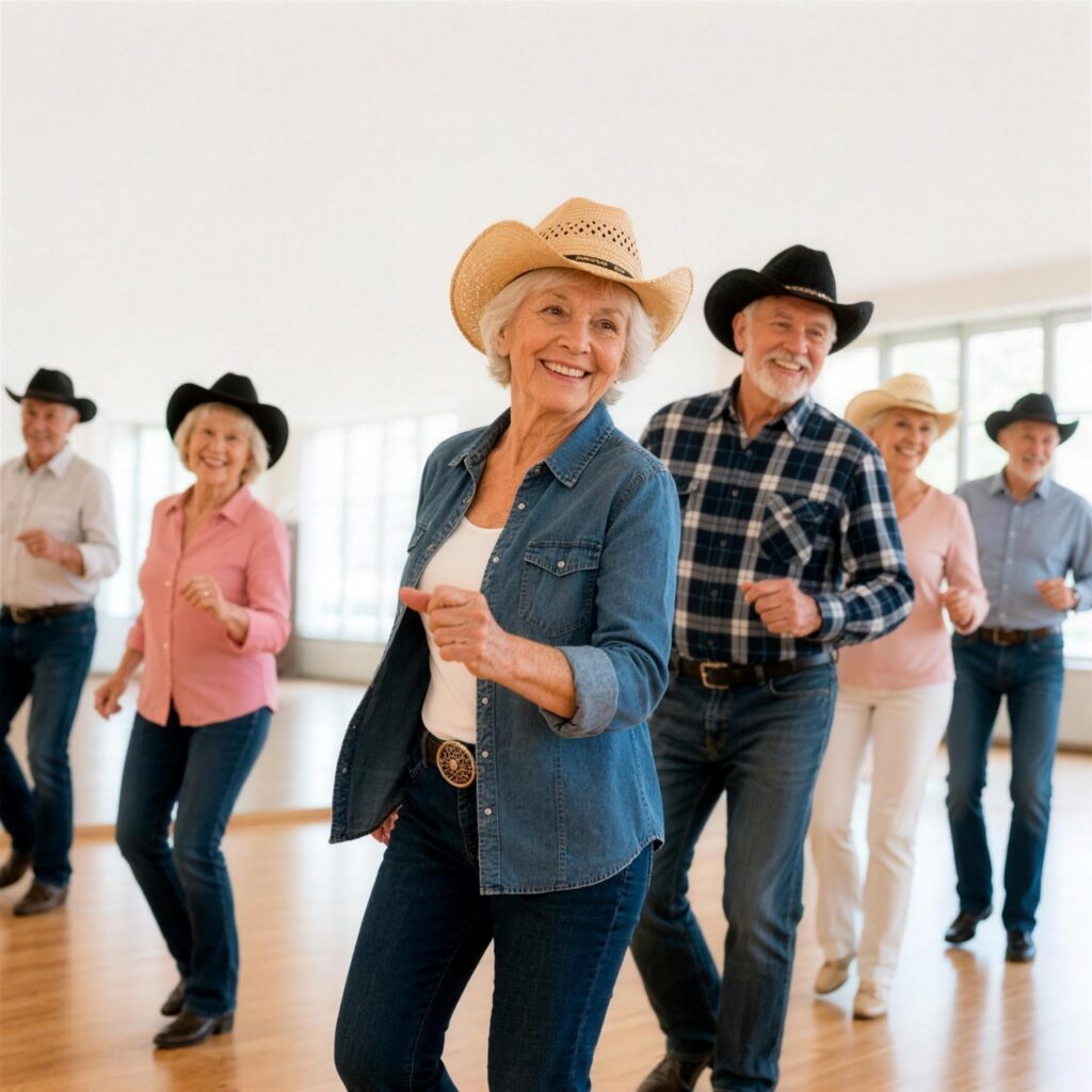 Cours de Danse Solo chez Top One, groupe de danseurs en ligne